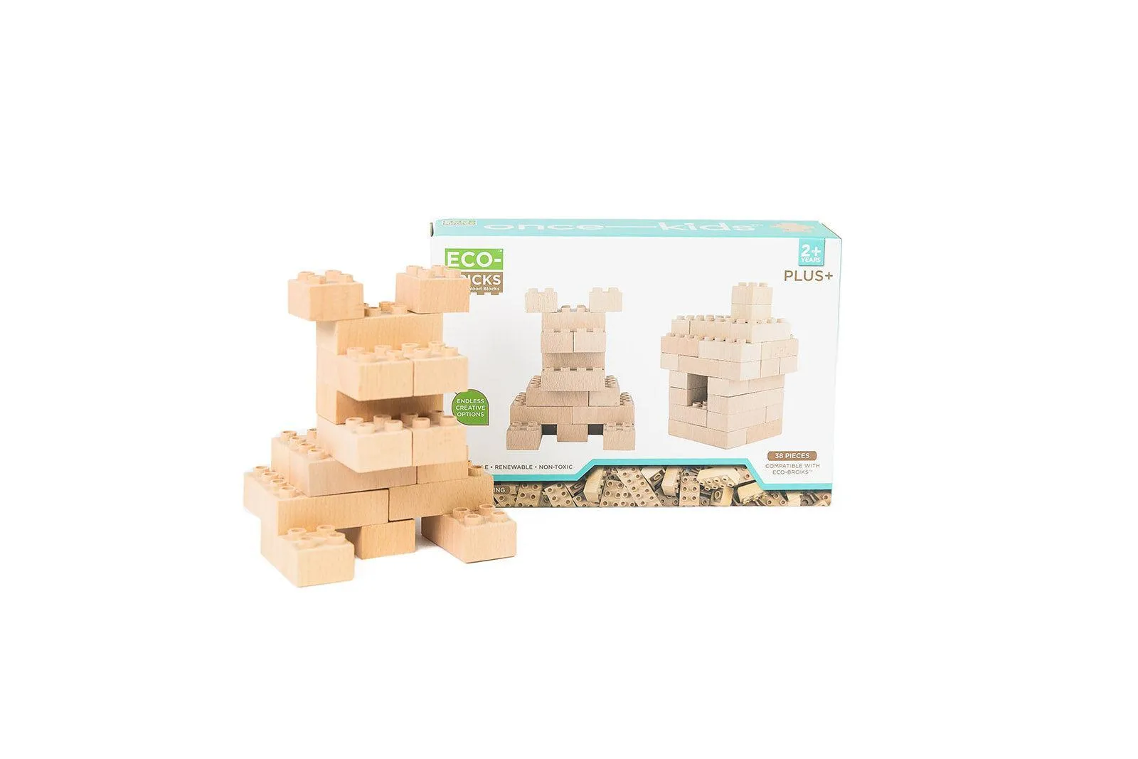 Eco-bricks‚Ñ¢ Plus  Natural Education 38pcs