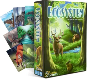 Ecosystem - A Family Card Game about Building Habitats | Learn about Animals, Ecology & Biodiversity for Kids, Adults, Families or the classroom! Fun Board Games for Environmental Science Class
