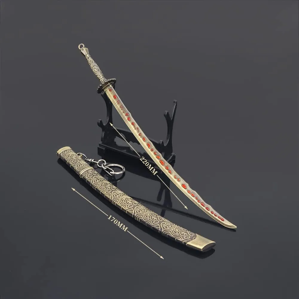 Elden Ring Kanata Greatsword Straight Sword Action Figure Game Collection Desk Decoration Party Supplies Gift (Meteoric Ore Blade)