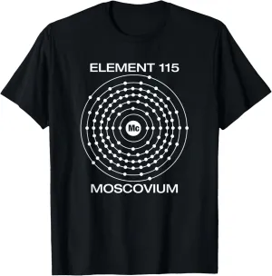 Element 115 Moscovium / Ununpentium Atomic Number UFO Alien T-Shirt