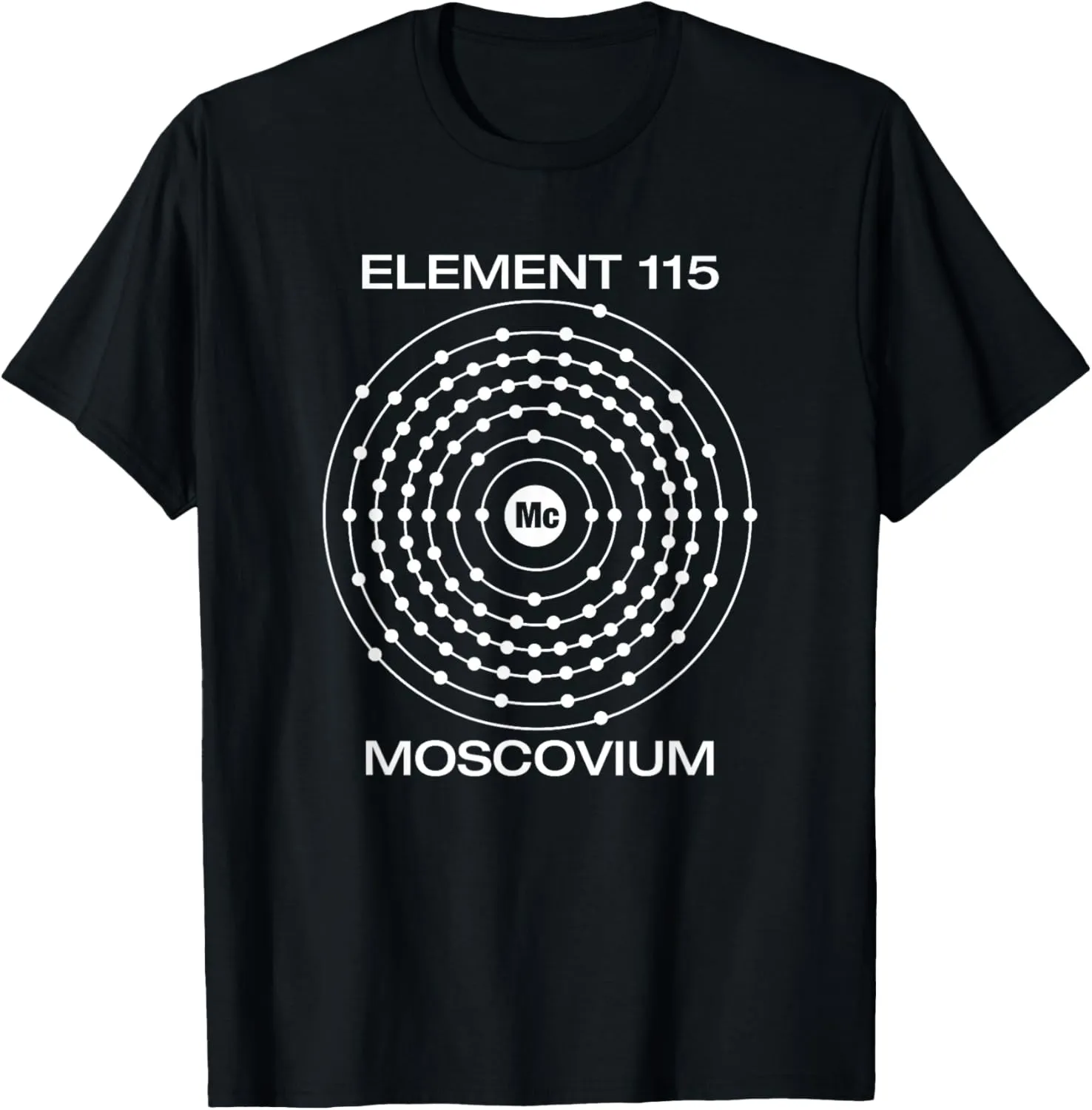 Element 115 Moscovium / Ununpentium Atomic Number UFO Alien T-Shirt