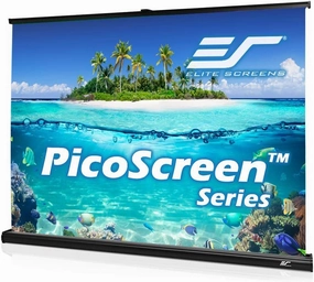 Elite Screens PicoScreen Series, 45-inch 4:3, Light-Weight Portable Table-Top Pull-Up Home Movie/ Theater/ Office Projection Screen, MaxWhite 1.1 Gain (Ultra HD/8K), PC45W