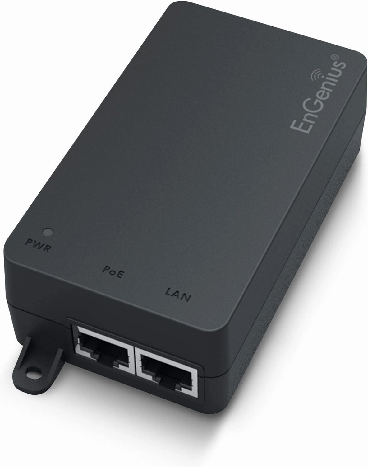 EnGenius Gigabit Power Over Ethernet PoE  Injector | 30W | 802.3af/at | Plug & Play | Up to 100 Meters (328ft) | Single Port [EPA5006GAT]