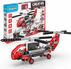Engino- Inventor Stem Toys, 90 Motorized Models, Educational Playset for Kids 7 , Engineering Kit, Stem Building Toys, Gifts for Boys & Girls