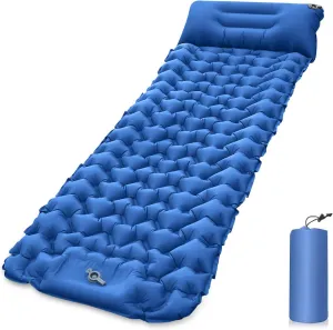 Ergocar Inflatable Sleeping Pad, Quick Inflation Outdoor Camping Air Mattress, Ultralight Inflatable Airbed, Portable & Folding Waterproof Camping Mattress for Backpacking, Hiking and Traveling