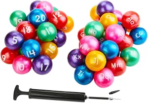 Excellerations Alphabet & Number Ball Set