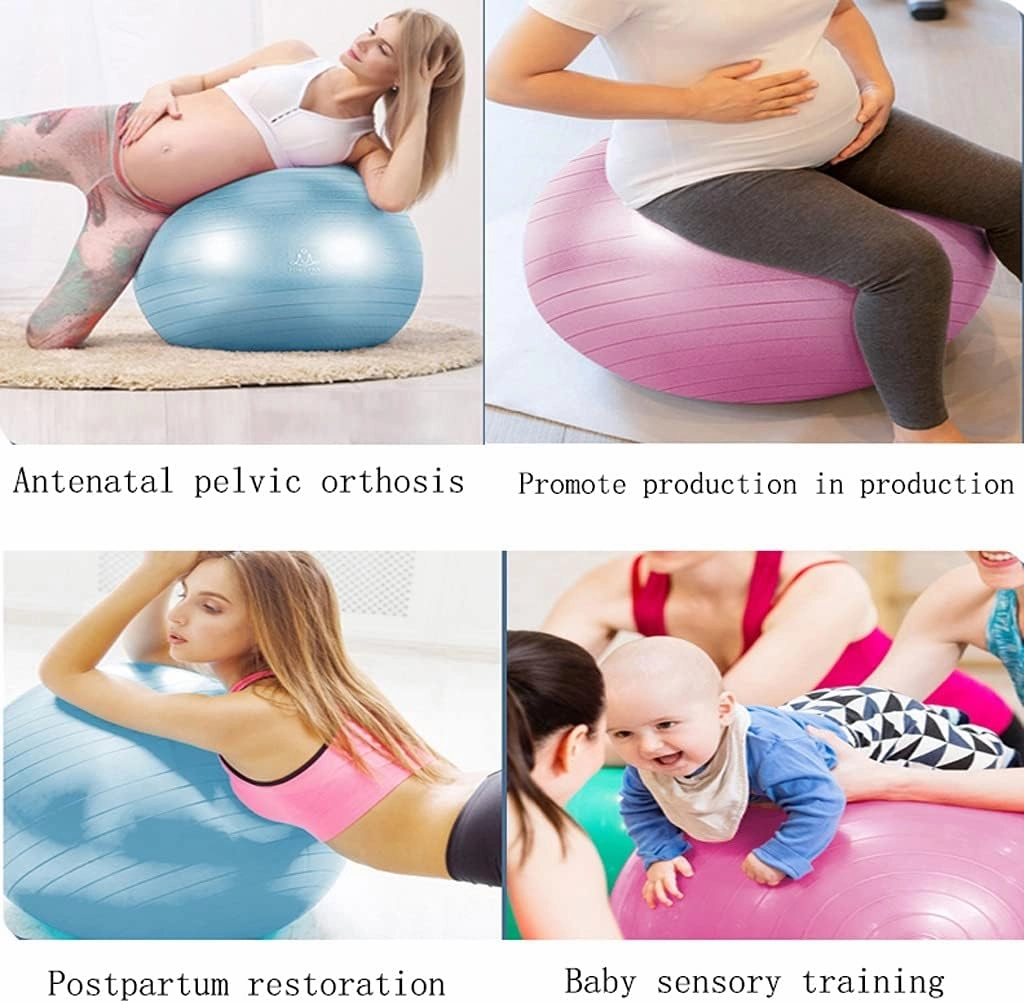 Exercise Ball,Extra Thick Yoga Ball,Anti-Burst Slip Resistant Fitness Balls