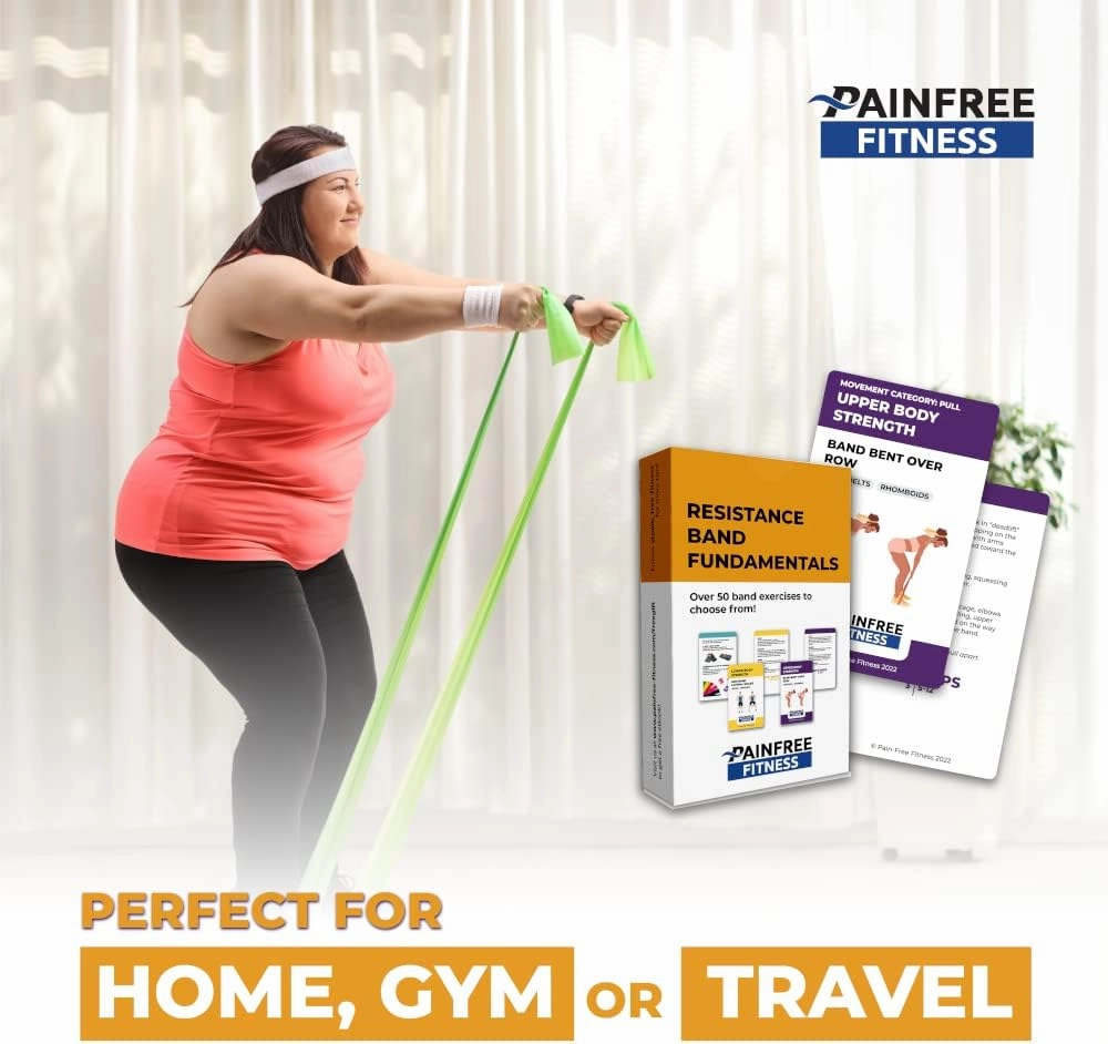 Exercise Flash Cards - Workout Cards Deck - Exercise Cards for Home Workouts Women & Men