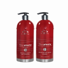 Fiberplasty Micellar Rejuvenating Shampoo   Fiberplasty Rejuvenating Conditioner Set (500ml/16.9oz): Advanced hair anti-aging complex.