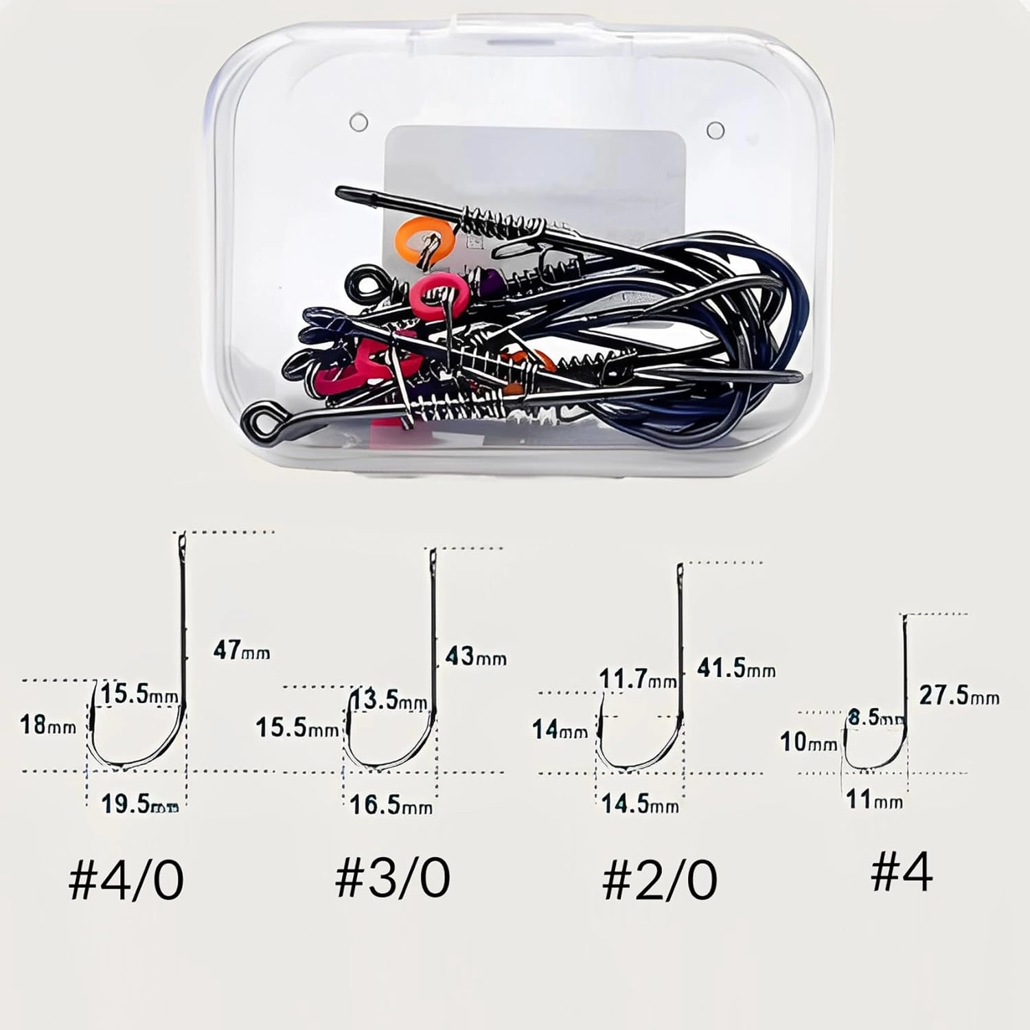 Fishing Hooks-Live Shrimp Fixed Hooks Carbon Steel Barbed with Holes,2/3/4Catfish Bass Fishing Hooks,That Can Adapt to Various Fishing