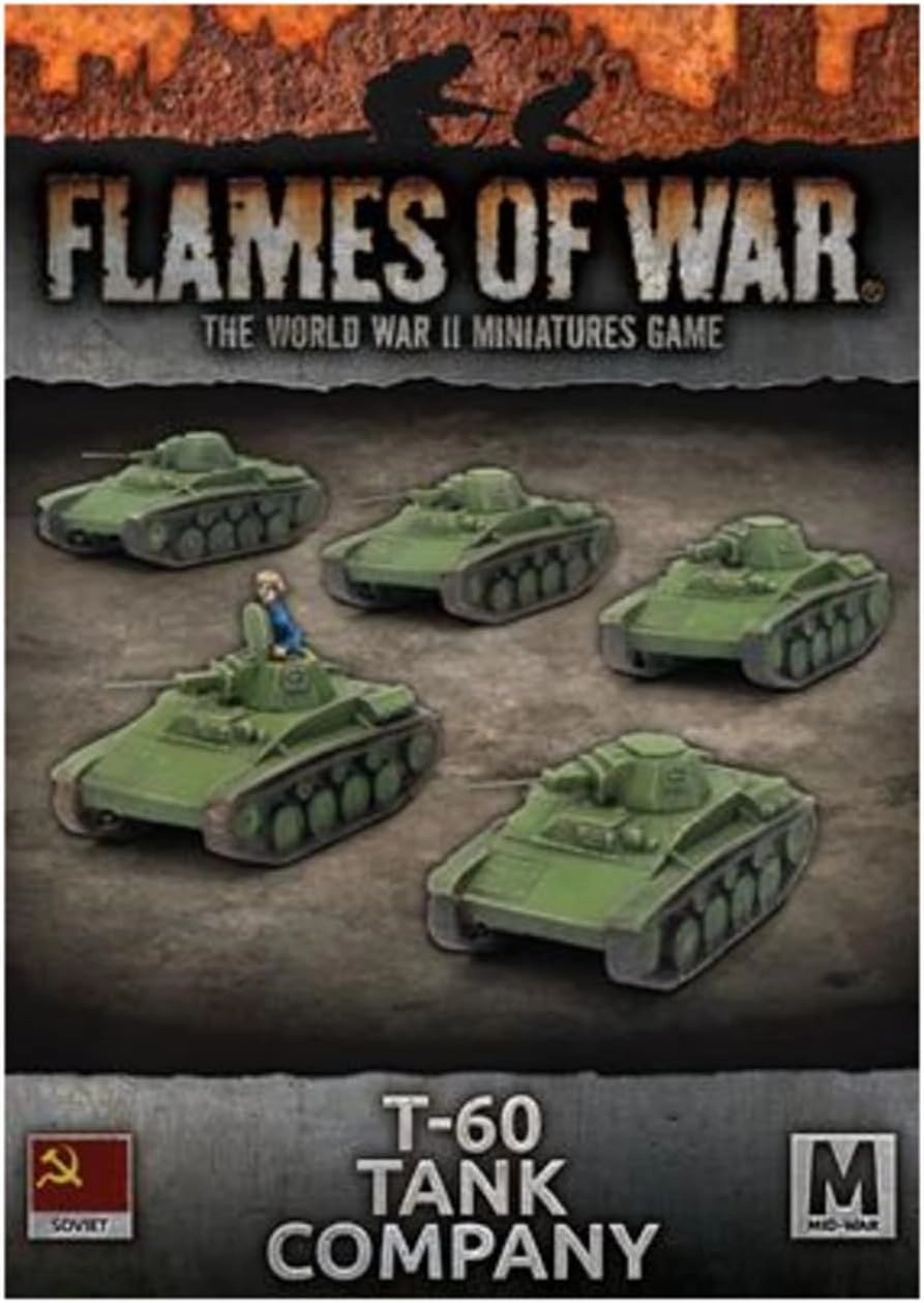 Flames of War: Mid War: Soviet: T-60 Tank Company (SBX45)