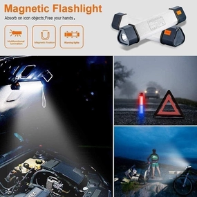 Flashlight Rechargeable Waterproof Searchlight with LED High Lumen Flashlight Super Bright Torch Best for Hiking Camping Outdoor Sport