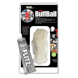 Flitz BuffBall Polish Ball 5in w/ Bonus Polish PB101-50