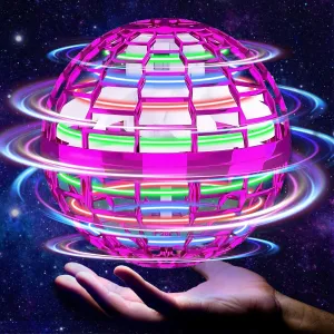 Flying Orb Ball Toy, Galaxy Ball 2024 Cosmic Globe Boomerang Hover Ball Fidget Spinner, Hand Controlled Mini Drone, Cool Toys Gifts for 6 7 8 9 10  Year Old Boys Girls Outdoor Toys
