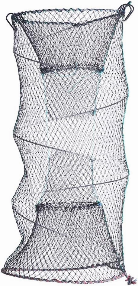 Folding Fishing Net 30x60cm Telescopic Mesh Trap Zinc Plated Lightweight Catch Crabs Lobsters Shrimp Minnows