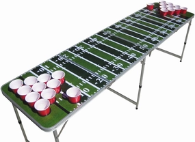Football Field Game Pong Table with Predrilled Cup Holes