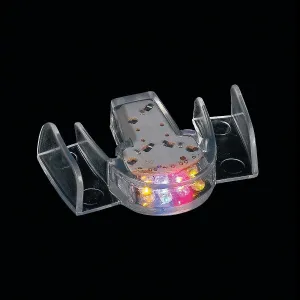 Fun Express 12 Pieces Flashing Teeth Mouthpiece, BPA Free Plastic, Value Toys, Light Up Toys, Toys for Kids, Multi-Color Light