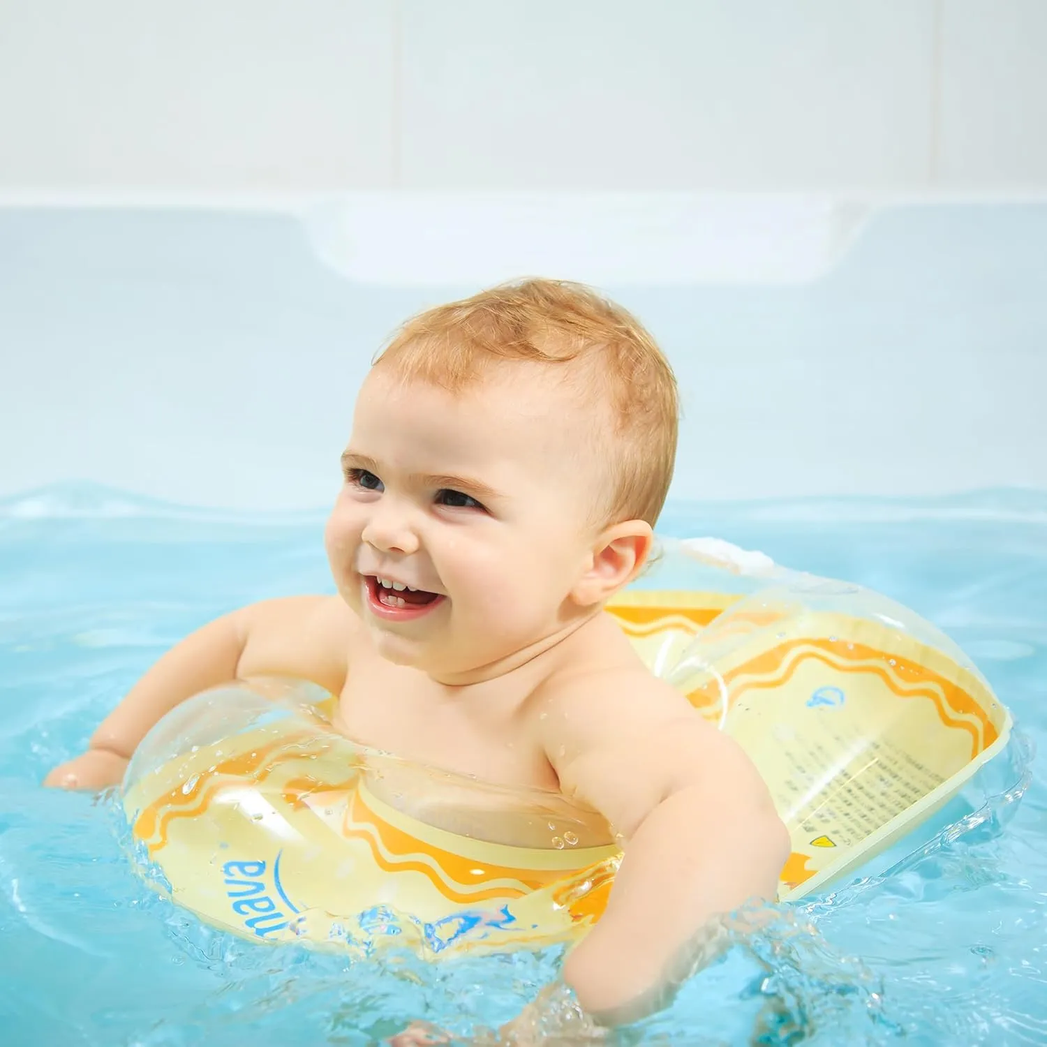 G2 Baby Body Ring in Gift Box (9 Months to 3 Years) - First Swim Kit Comfy Inflatable Swim Float for Toddlers, Pool & Beach Floatie, Safety-Tested Water Tube (Yellow Duckie)