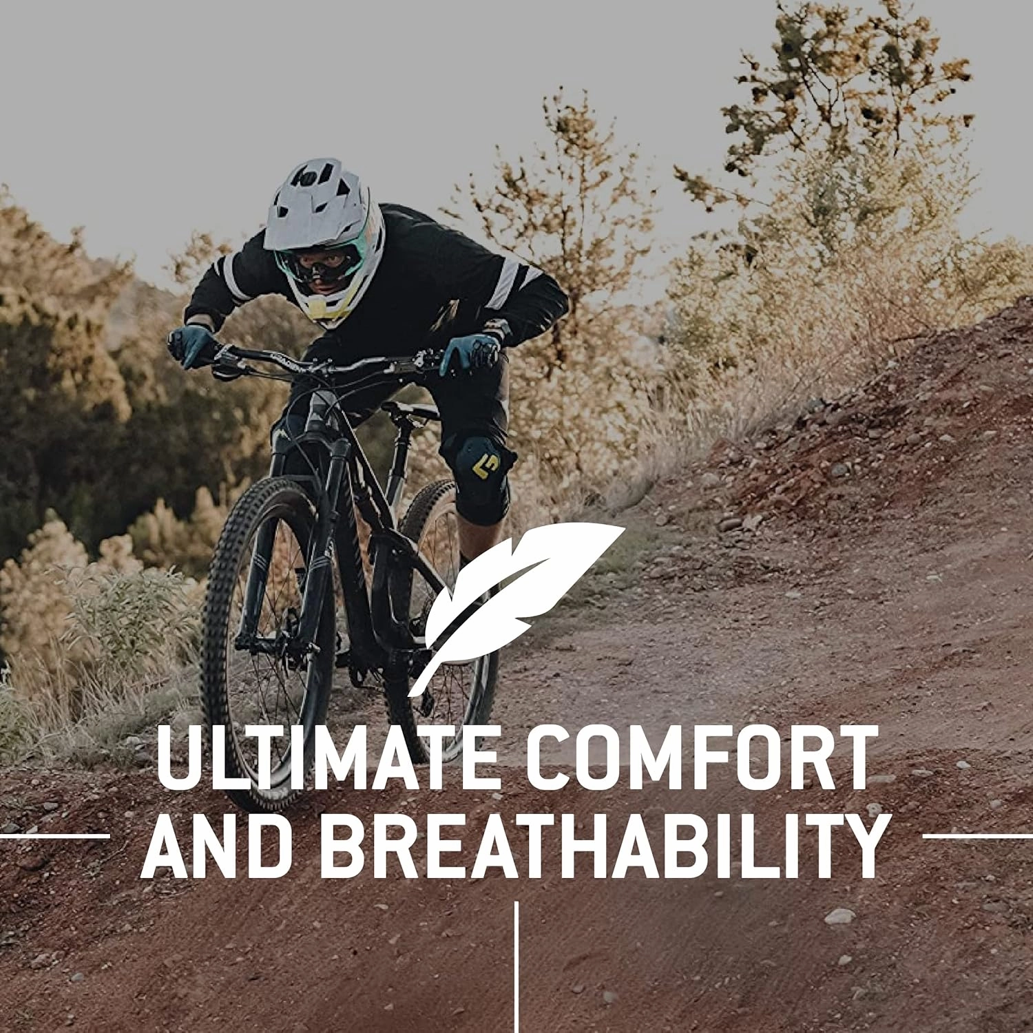 G-Form Sorata 2 Mountain Bike Gloves - Breathable for MTB & Dirt Bike Riders - Cycling With Knuckle Protection - Flexible for Bikers