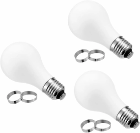 Gadpiparty 3 Pieces Bulb Magical Tricks Lamp Close Up Trick Light Bulb Magical Props Illusions Light Bulb Stress Toy for Adults and Kids, White