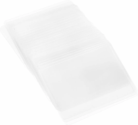 Garneck 25pcs Card Protection Case Baseball Card Hard Case Hard Plastic Sleeves Clear Photo Protector Sleeves Transparent Plastic