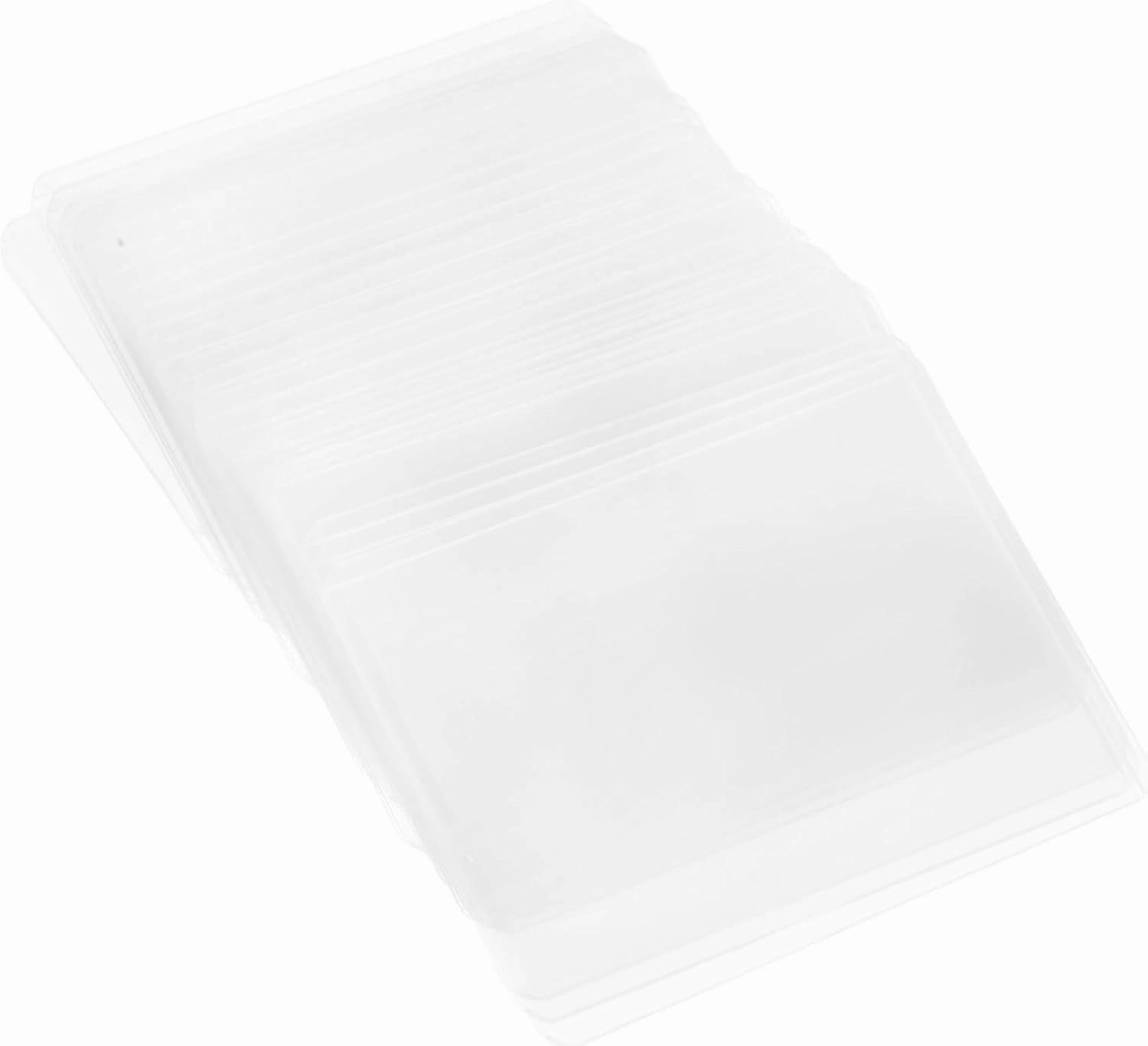 Garneck 25pcs Card Protection Case Baseball Card Hard Case Hard Plastic Sleeves Clear Photo Protector Sleeves Transparent Plastic