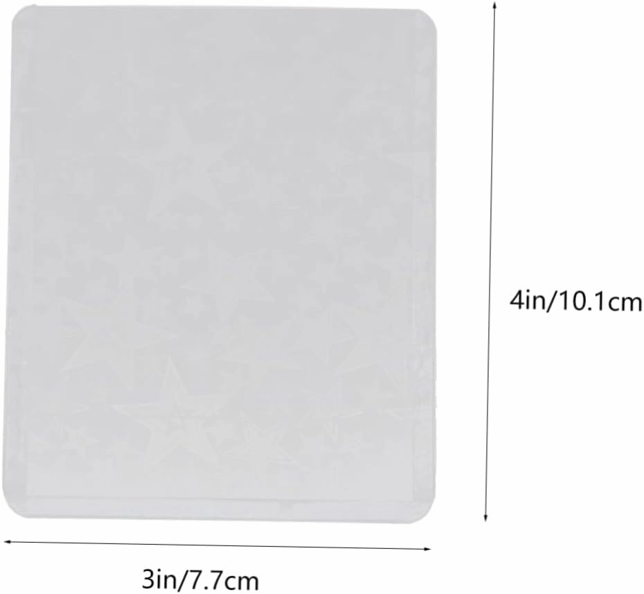 Garneck 50pcs Portable Card Sleeves Transparent Protective Card Holders Simple for Photos Game Tear-Resistant for Collection Storage