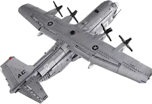 General Jim's AC-130 Hercules Gunship Building Block Set – 1,713 Pieces – Detailed Ground-Attack Aircraft Model Bricks Set - Compatible with Major Brands
