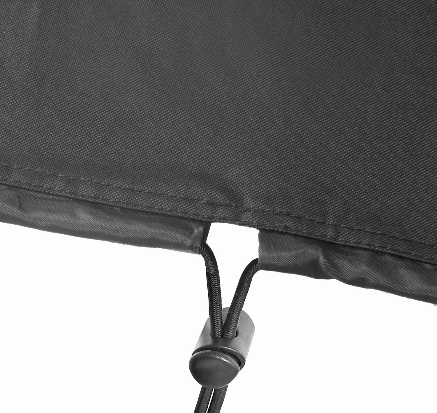 Generator Cover Waterproof, Heavy Duty Thicken 600D Polyester with Elastic Drawstring, Weather/UV Resistant Generator Cover for Universal Portable Generators 5500-15000 Watt (38''L x 28''W x 30''H)