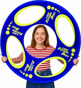 Giant Flying Disc Soft, Foldable & Floats in Air - Encourage Outdoor Play & Family Fun - Great for Kids, Parent-Child Interaction, and School Activities