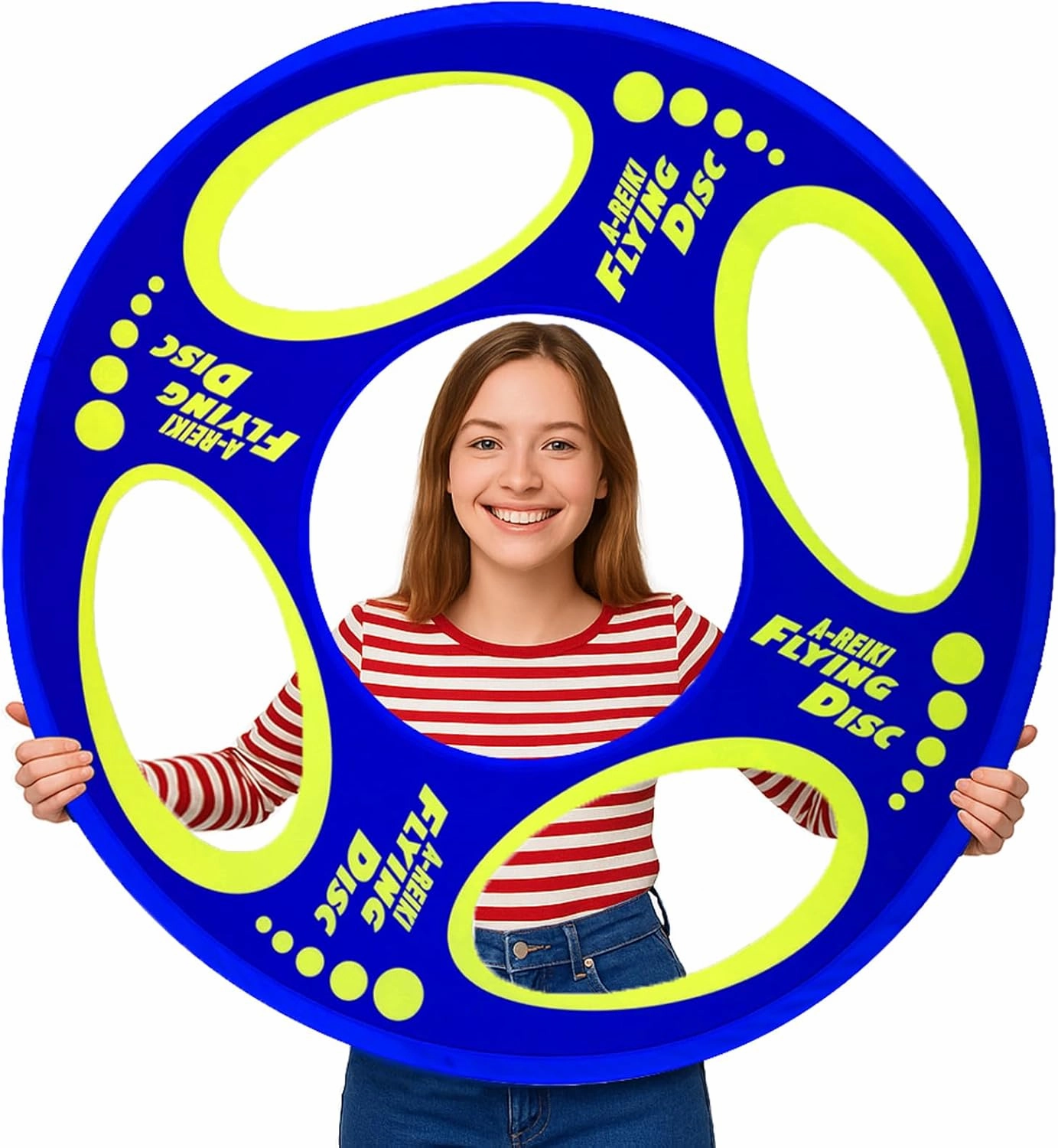 Giant Flying Disc Soft, Foldable & Floats in Air - Encourage Outdoor Play & Family Fun - Great for Kids, Parent-Child Interaction, and School Activities