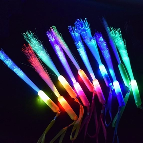 Glow Sticks Bulk, 15 Pcs LED Light Up Wands with 3 Modes, Multicolor, Party Supplies for Wedding, Raves, Concert, Party