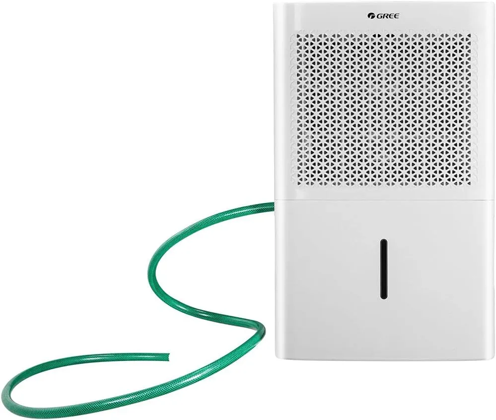 Gree Energy Star 50-Pint Portable Dehumidifier, Removes Moisture in Garages, Basements, Living Rooms, Large Areas up to 4,500 Sq.Ft., LED Display, Removable Tank