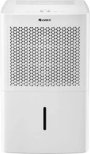 Gree Energy Star 50-Pint Portable Dehumidifier, Removes Moisture in Garages, Basements, Living Rooms, Large Areas up to 4,500 Sq.Ft., LED Display, Removable Tank