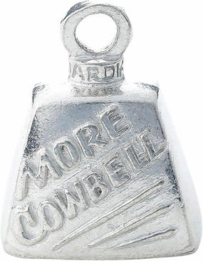 Guardian Bell More Cowbell Good Luck Bell w/Keyring & Black Velvet Gift Bag | Motorcycle Bell | Lead-Free Pewter | Good Luck Gift to Friends & Family | Bike Bell | Made in USA