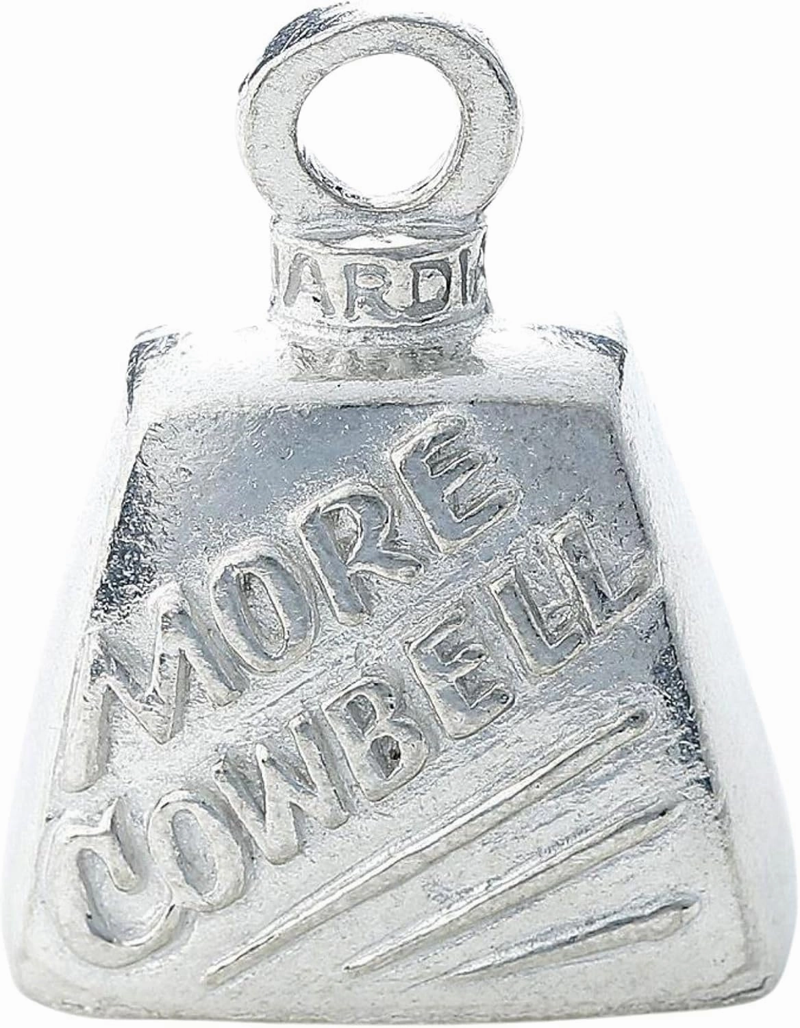Guardian Bell More Cowbell Good Luck Bell w/Keyring & Black Velvet Gift Bag | Motorcycle Bell | Lead-Free Pewter | Good Luck Gift to Friends & Family | Bike Bell | Made in USA