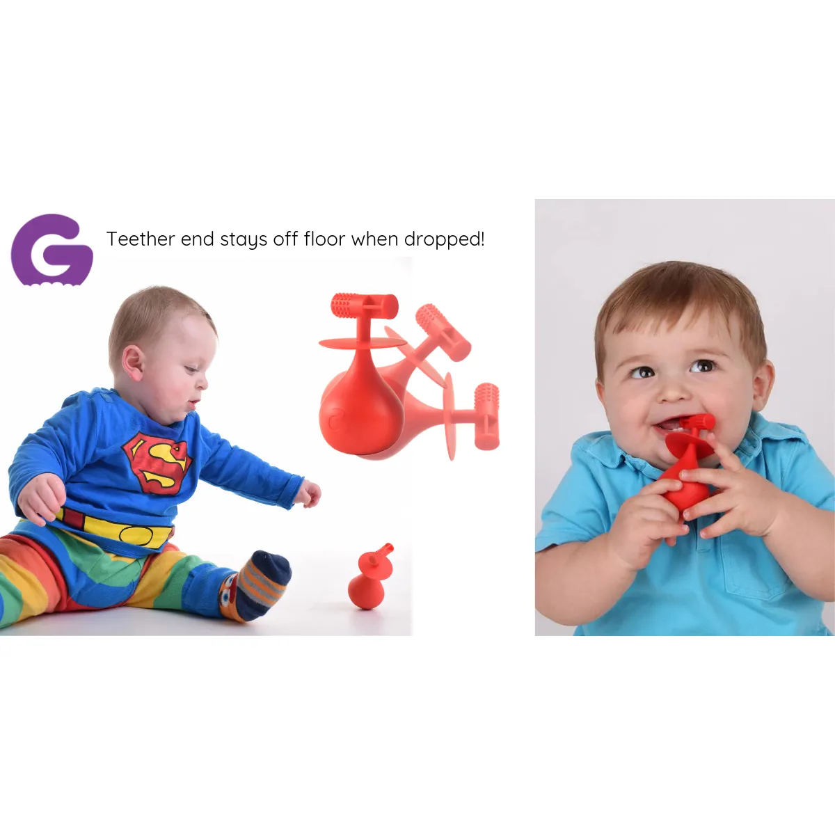 Gummee Chew Pack - Link N Teethe and Molar Mallet Teether
