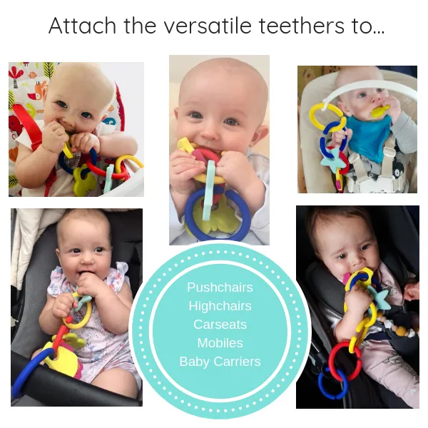 Gummee Chew Pack - Link N Teethe and Molar Mallet Teether