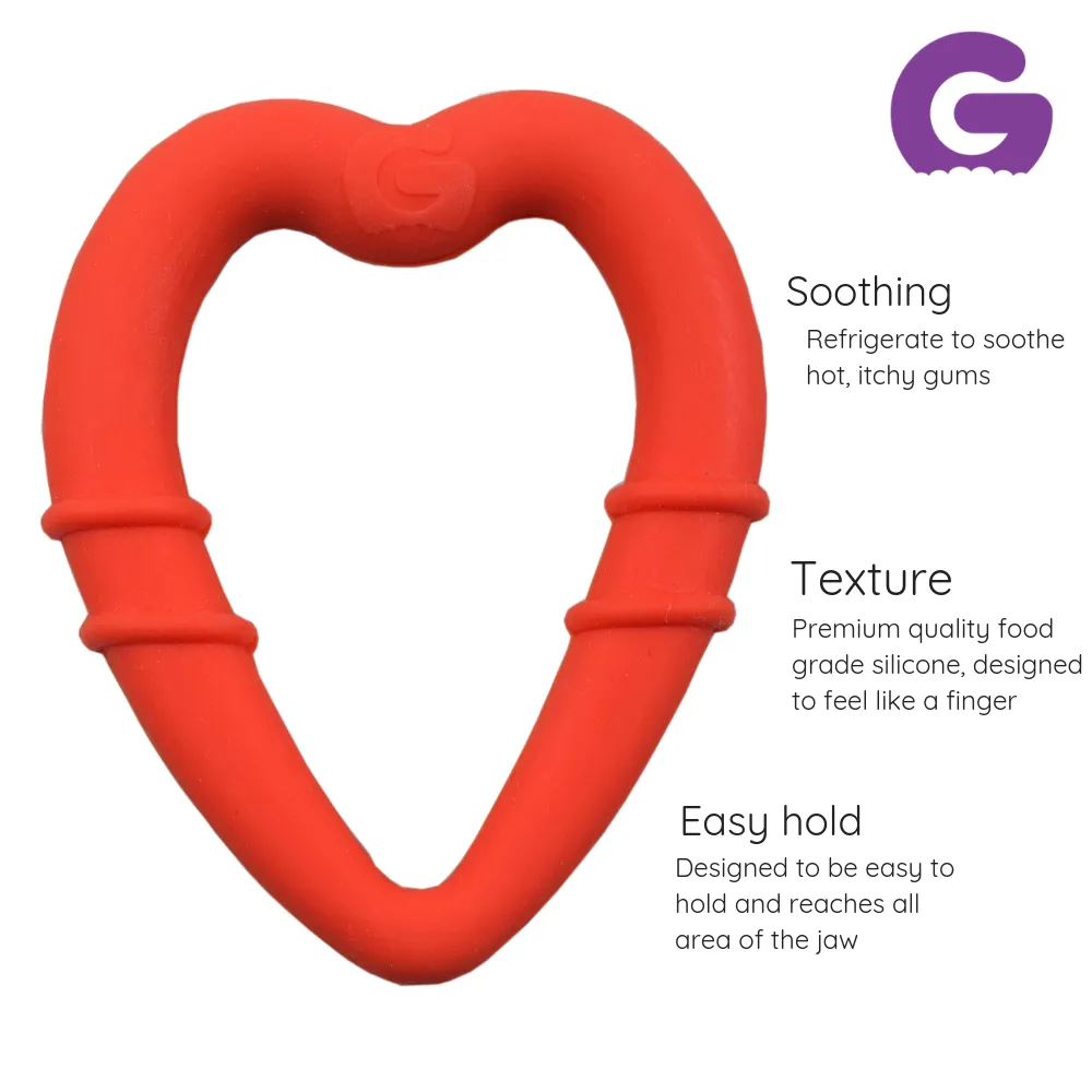 Gummee Starter Pack - Pink Mitts, Gummee Glove Pink and Red Heart