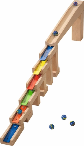 HABA Melodious Building Bricks - Wooden Marble Run Accessory
