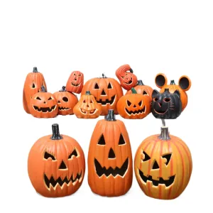 Halloween Pumpkin Led Light Lamp Creative Lantern Decoration Flashing Light Gypsophila Ghost Festival Dress Up Glowing