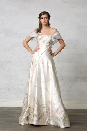 Hand Painted Ball Gown