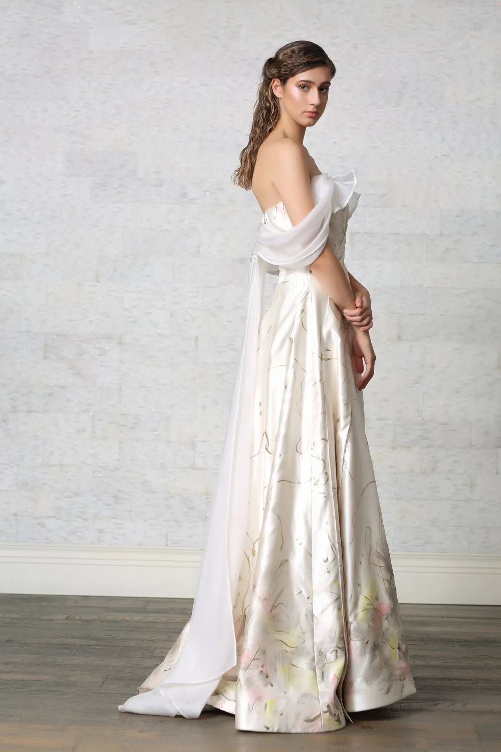 Hand Painted Ball Gown
