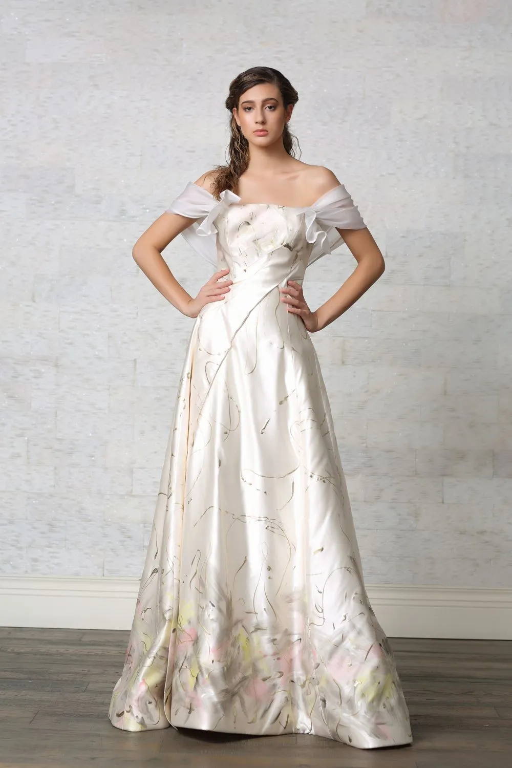 Hand Painted Ball Gown