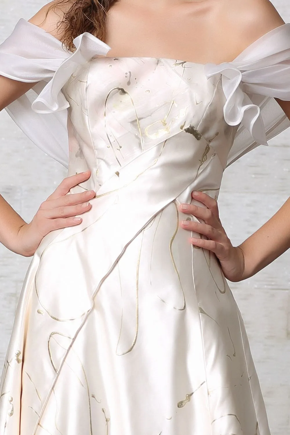 Hand Painted Ball Gown