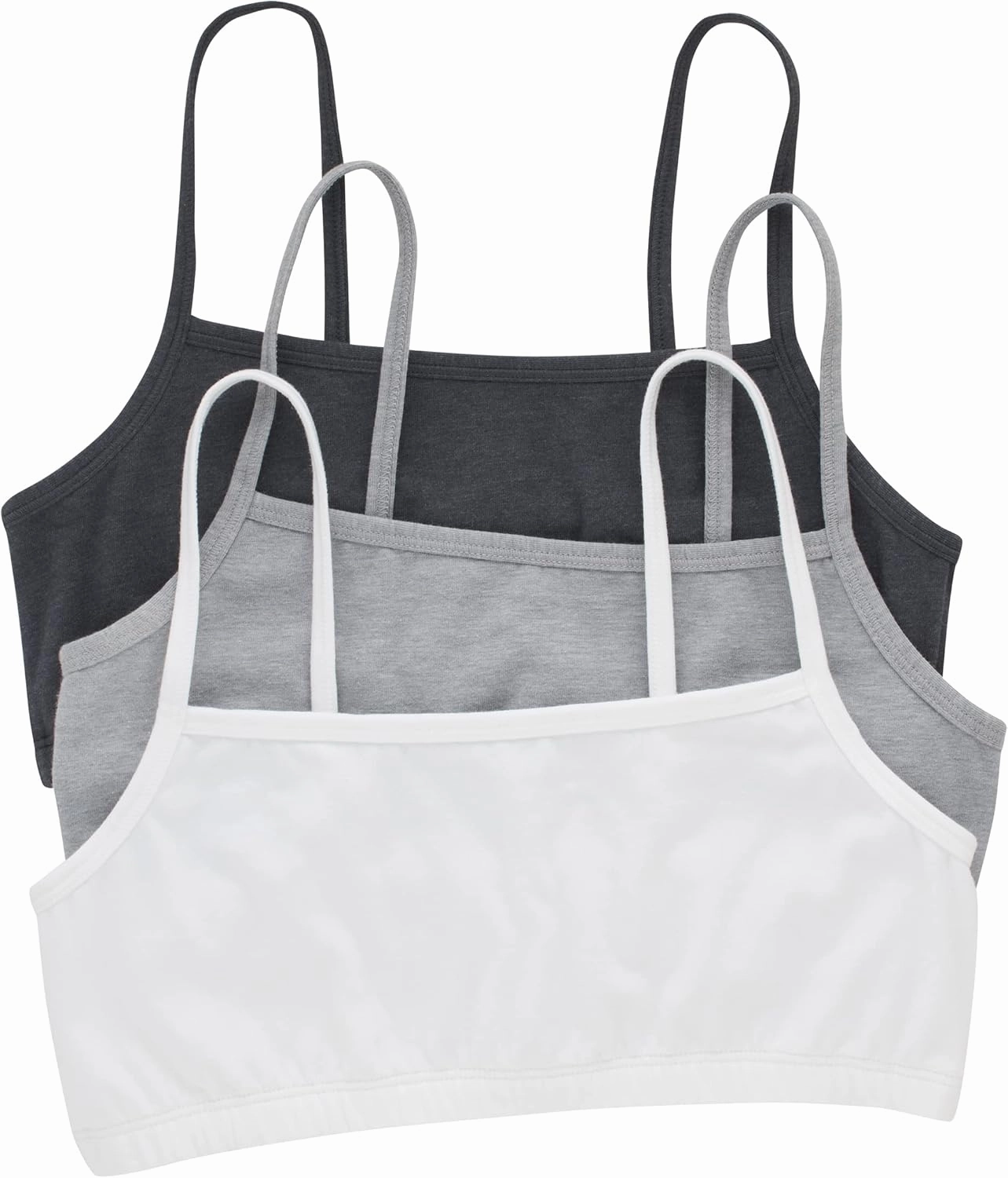 Hanes Women's Cotton String Bralette (3 Pack)