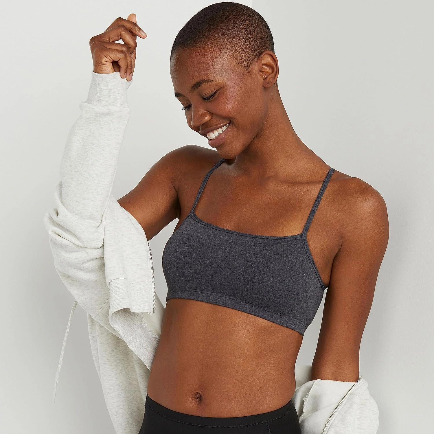 Hanes Women's Cotton String Bralette (3 Pack)