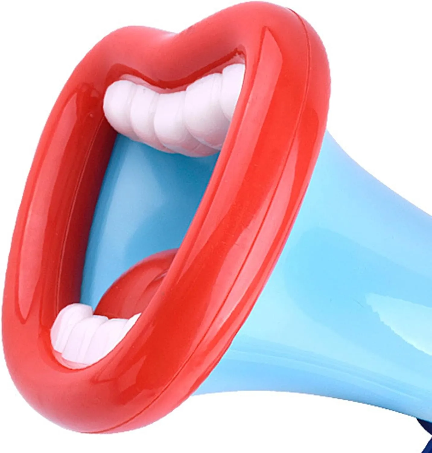HEEPDD Voice Changer Horn Toy, Large Mouth Voice Changer Horn with 3 Different Sound Effects Recording and Laughter Button for Kids Adults Boys Girls (Standard)