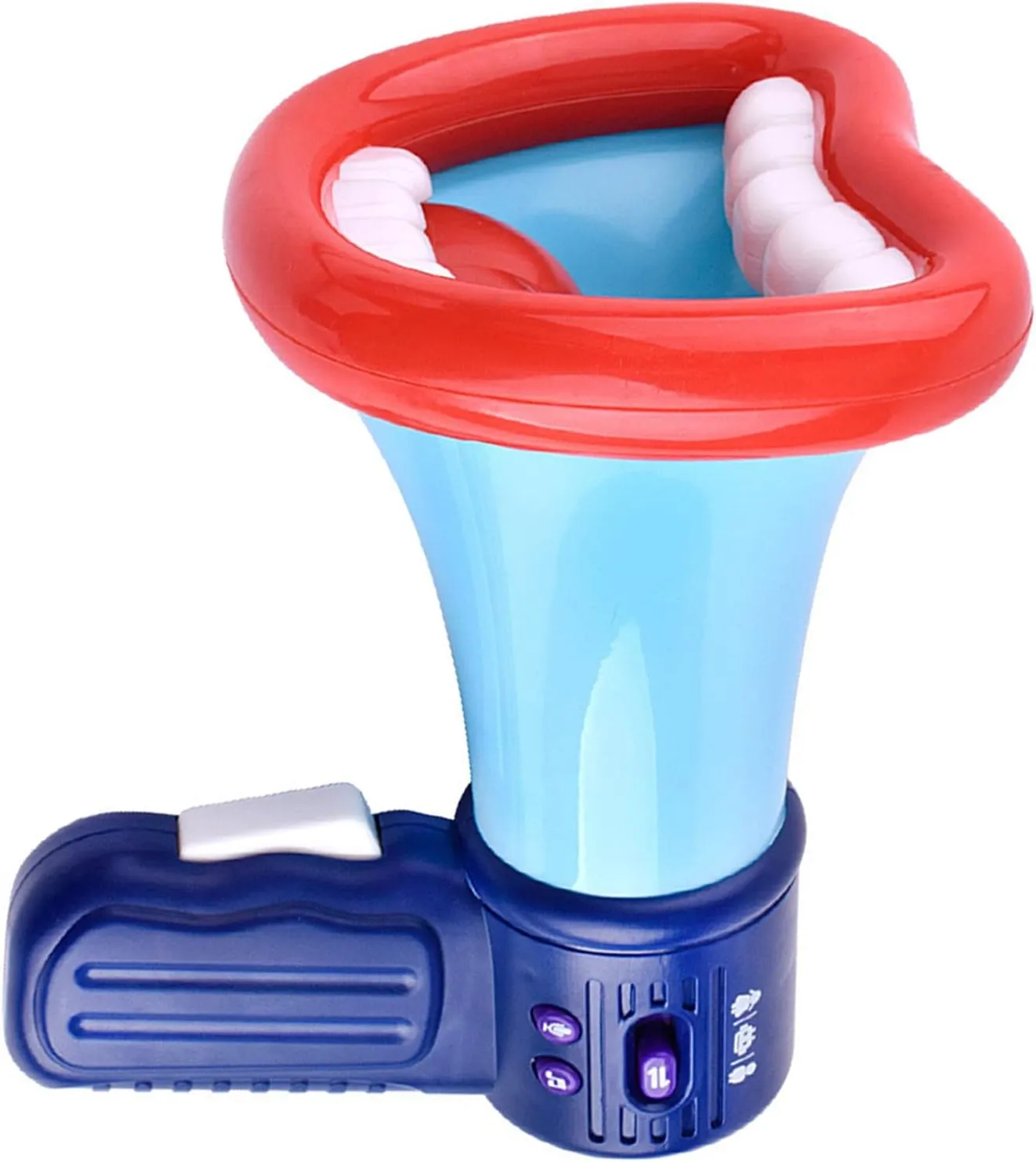 HEEPDD Voice Changer Horn Toy, Large Mouth Voice Changer Horn with 3 Different Sound Effects Recording and Laughter Button for Kids Adults Boys Girls (Standard)