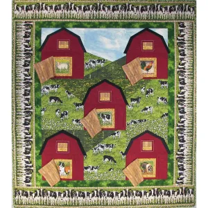 Hillside Barns & Pastures Quilt Pattern ME-108w  - Wholesale Product
